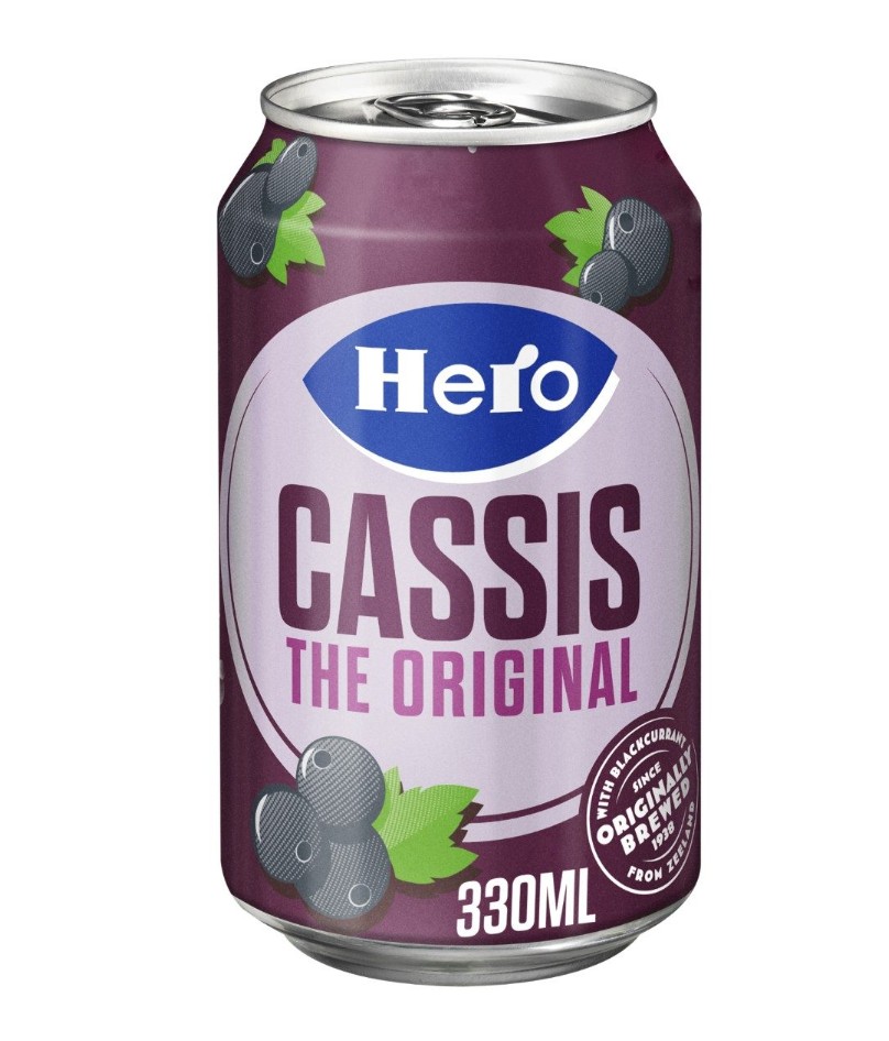 Hero Cassis Blik 24x33cl